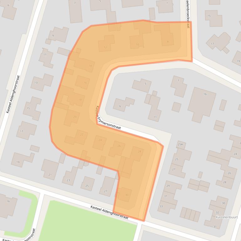 Kaart van postcodegebied 6043XL.