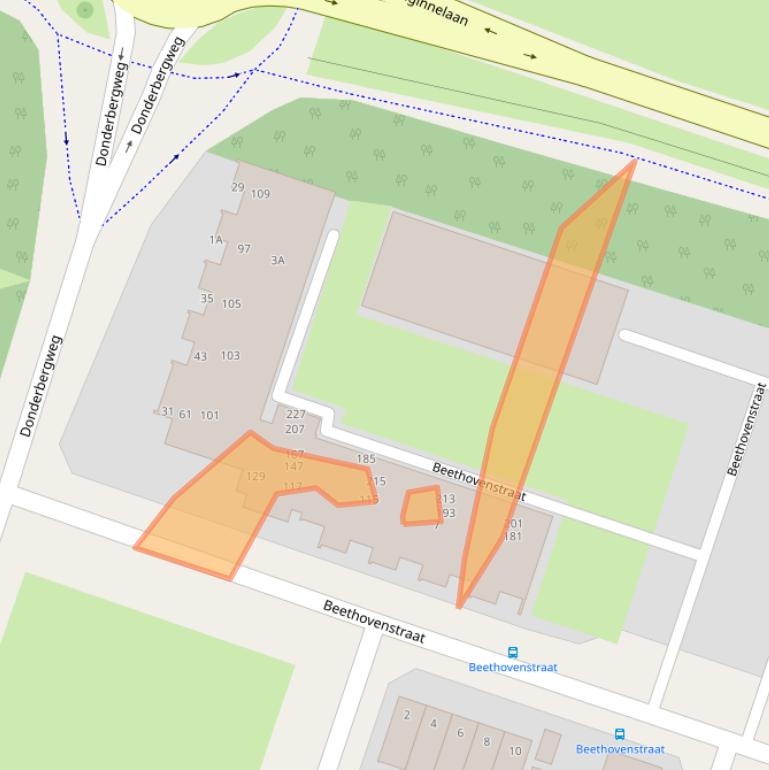 Kaart van postcodegebied 6044PK.