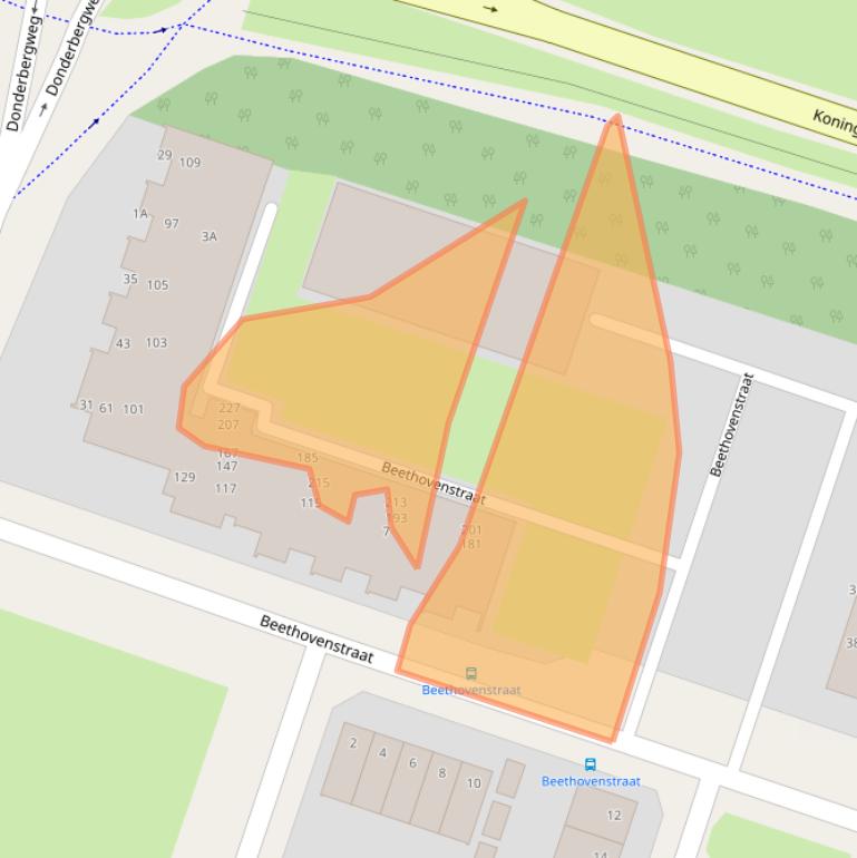 Kaart van postcodegebied 6044PL.