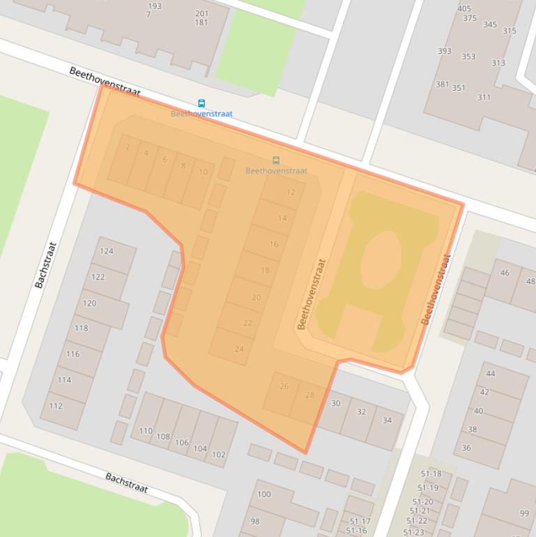 Kaart van postcodegebied 6044PX.