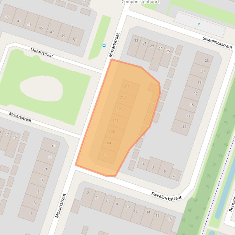 Kaart van postcodegebied 6044RN.