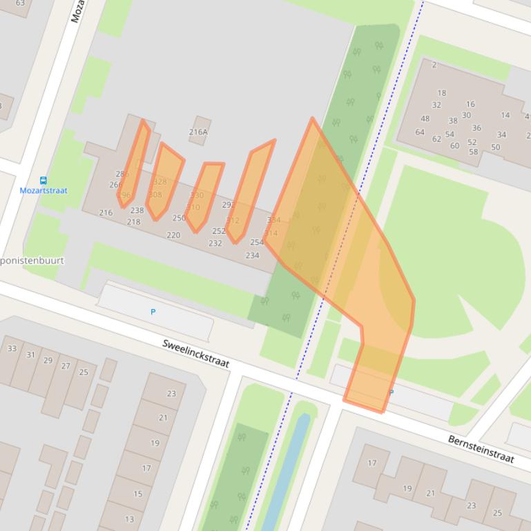 Kaart van postcodegebied 6044RS.