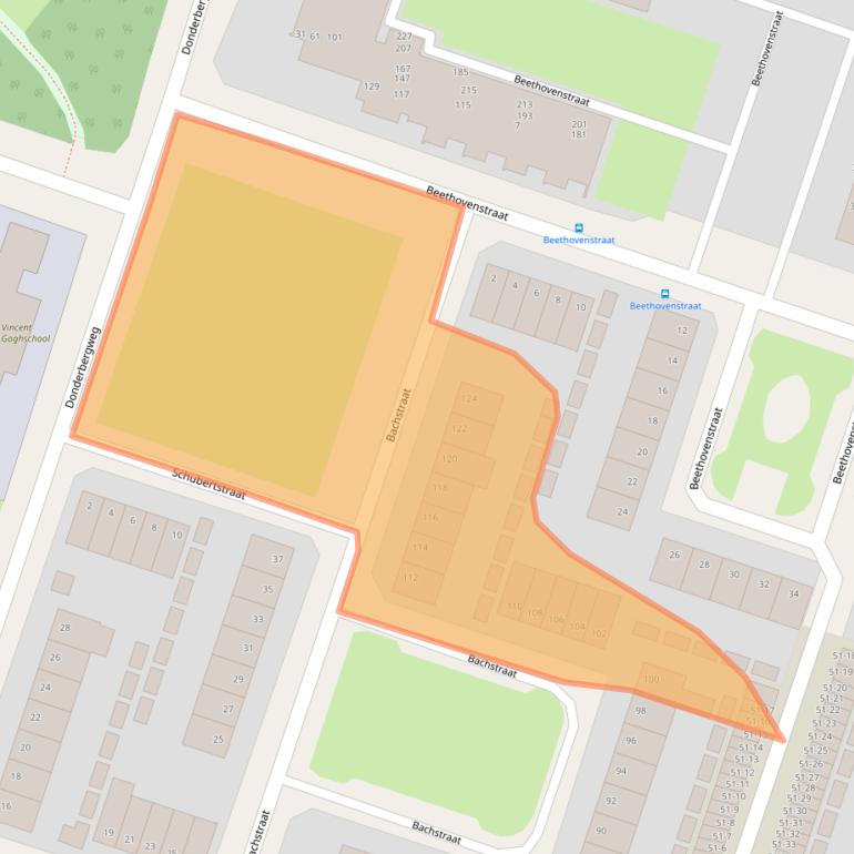 Kaart van postcodegebied 6044SN.