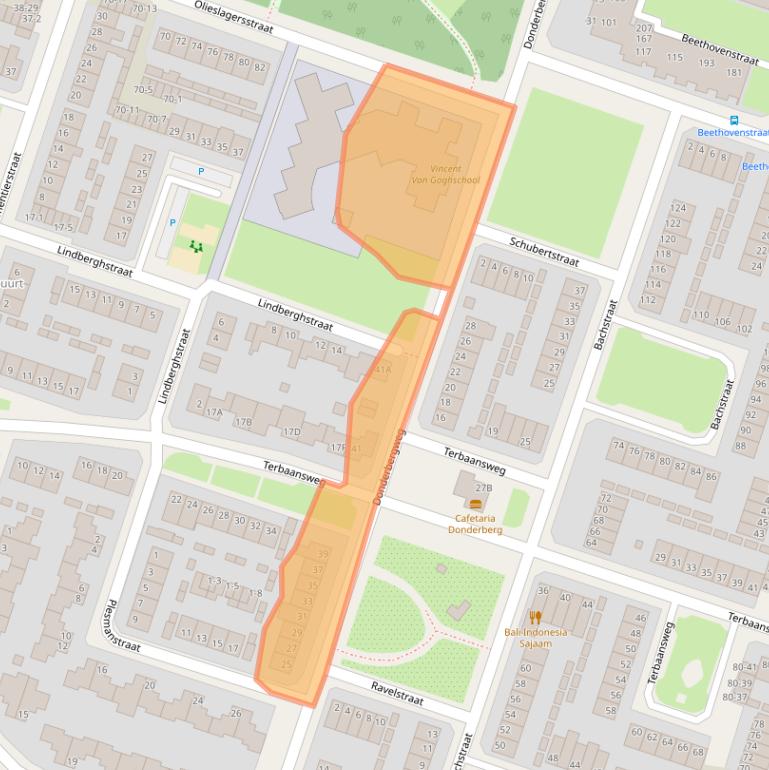 Kaart van postcodegebied 6044SX.