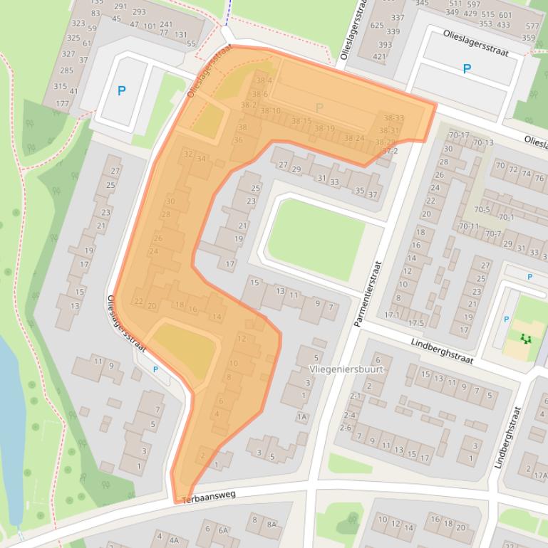 Kaart van postcodegebied 6044TW.