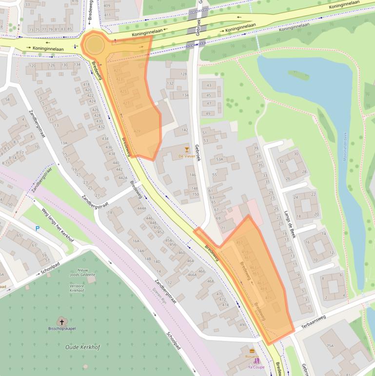 Kaart van postcodegebied 6044XC.