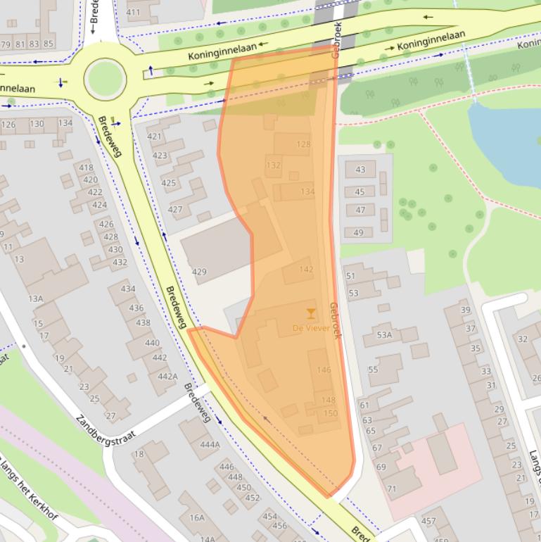 Kaart van postcodegebied 6044XH.