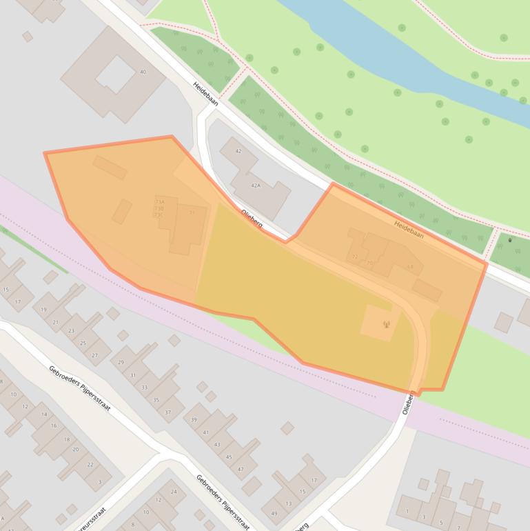 Kaart van postcodegebied 6044XM.
