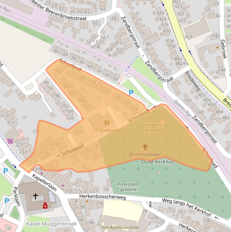 Kaart van postcodegebied 6045AL.