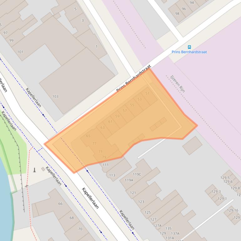 Kaart van postcodegebied 6045AZ.