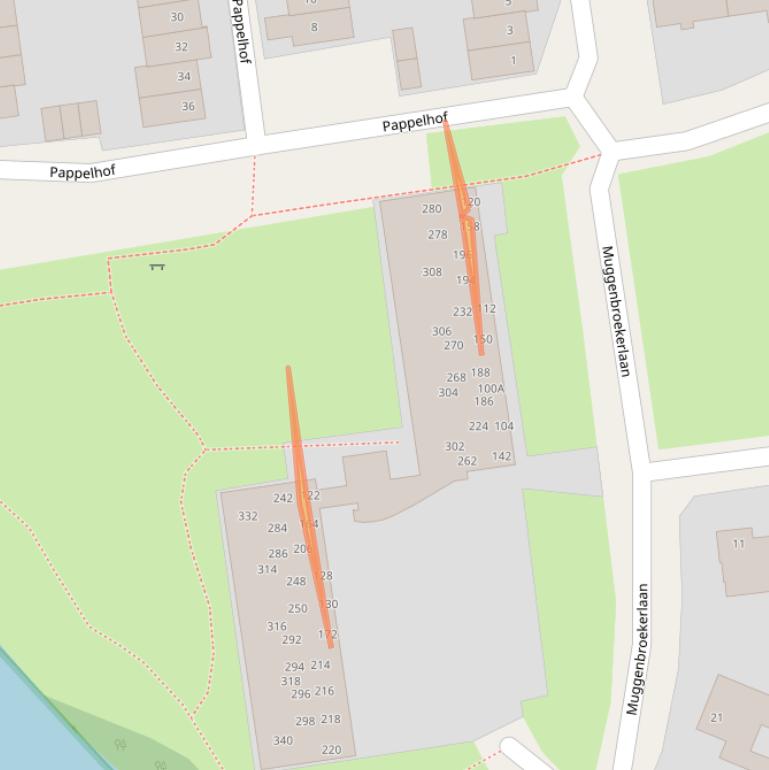 Kaart van postcodegebied 6045BD.