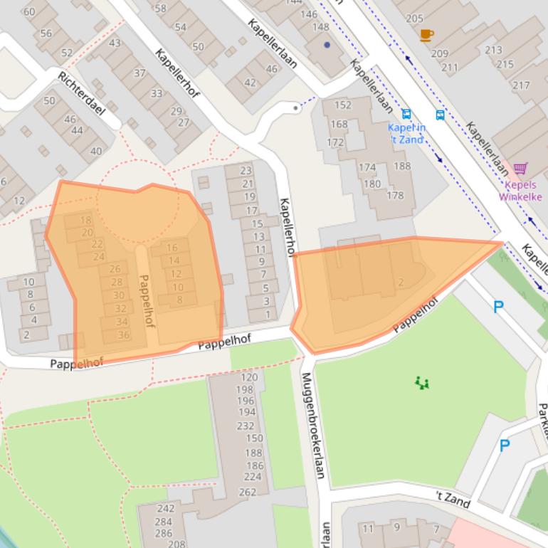 Kaart van postcodegebied 6045BK.