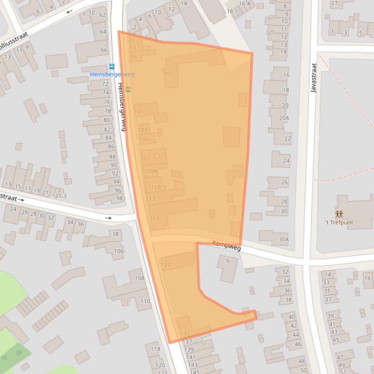 Kaart van postcodegebied 6045CD.