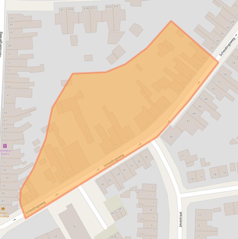 Kaart van postcodegebied 6045CN.