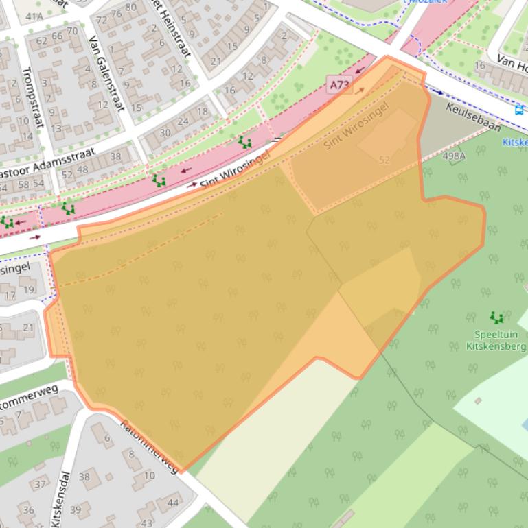 Kaart van postcodegebied 6045ET.