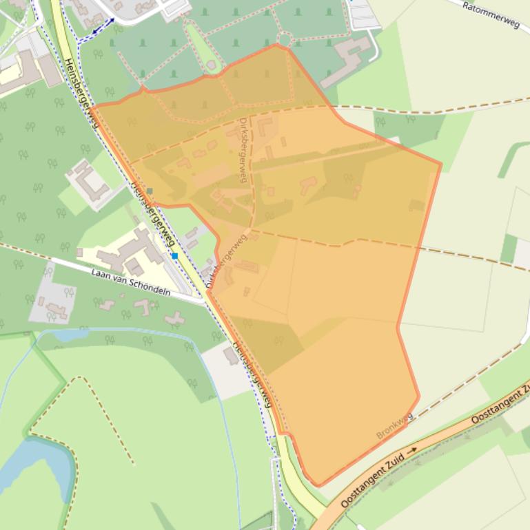 Kaart van postcodegebied 6045EV.