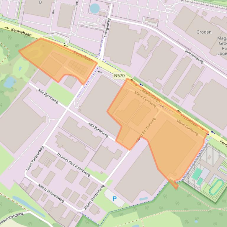 Kaart van postcodegebied 6045GH.