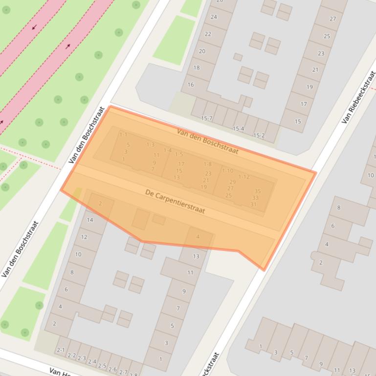 Kaart van postcodegebied 6045GS.