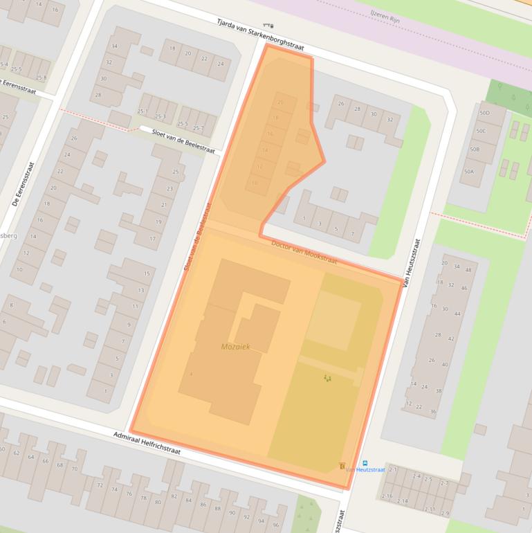 Kaart van postcodegebied 6045HD.