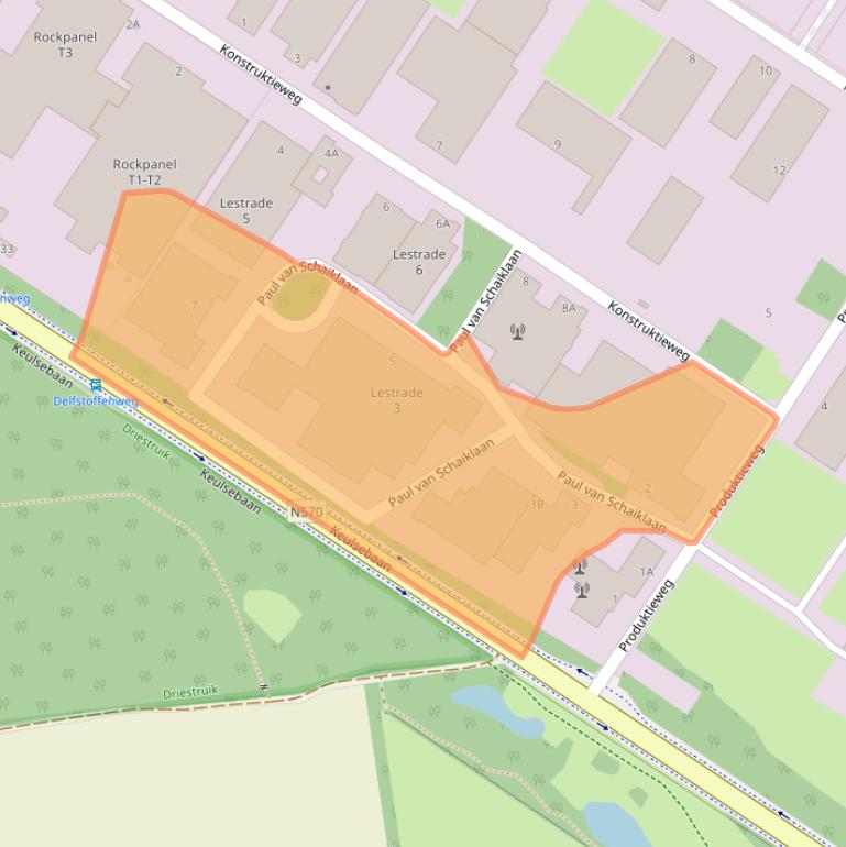 Kaart van postcodegebied 6045JJ.