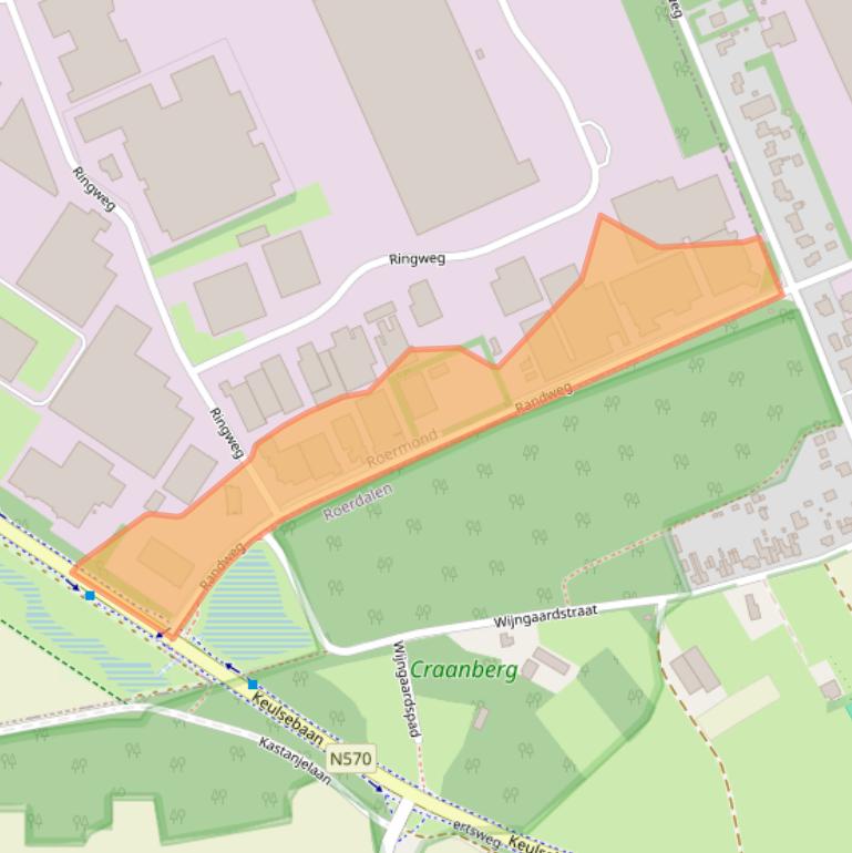 Kaart van postcodegebied 6045JK.