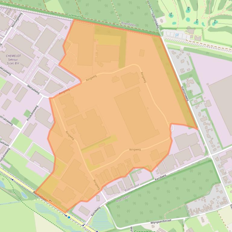 Kaart van postcodegebied 6045JL.