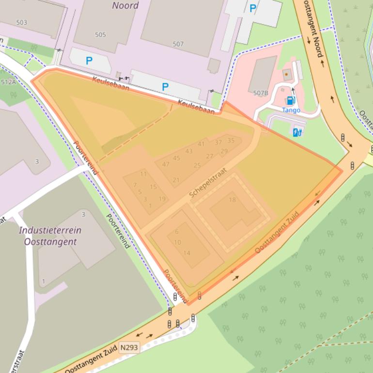 Kaart van postcodegebied 6045KA.