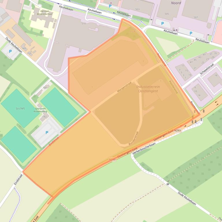 Kaart van postcodegebied 6045KB.