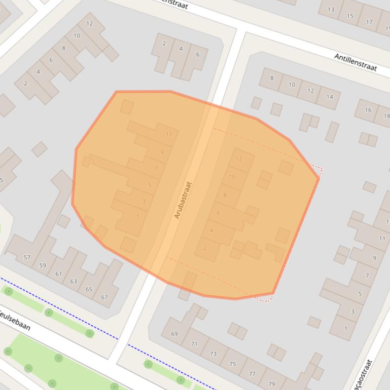 Kaart van postcodegebied 6045VE.