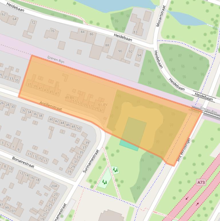 Kaart van postcodegebied 6045VH.