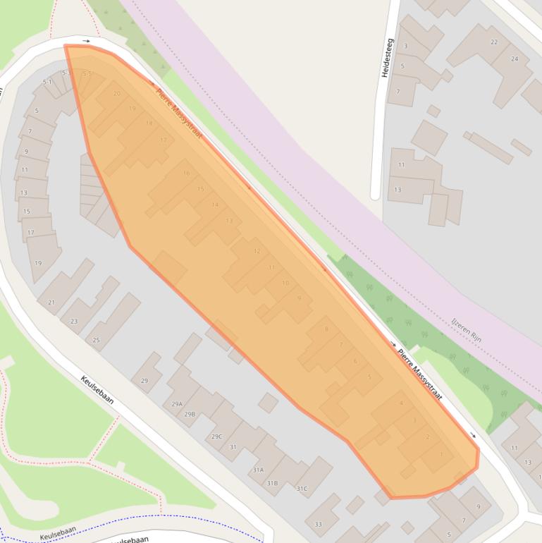 Kaart van postcodegebied 6045VN.