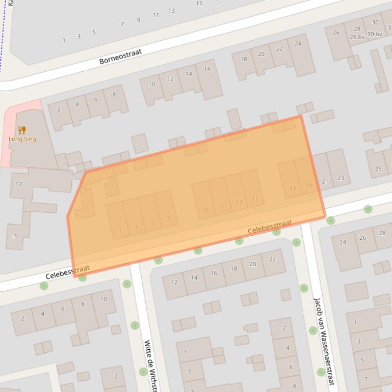 Kaart van postcodegebied 6045XD.