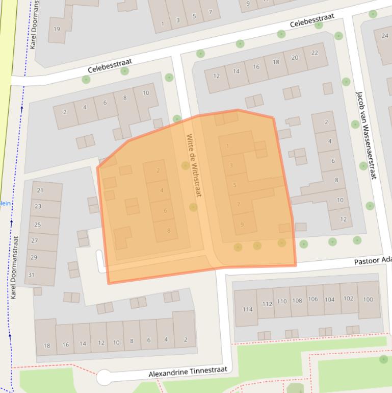Kaart van postcodegebied 6045XT.