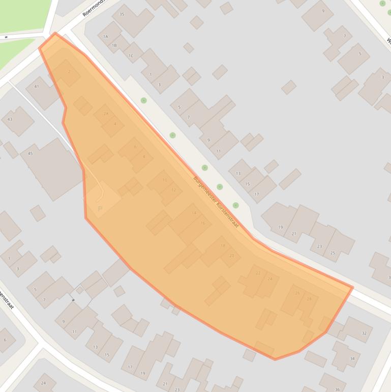 Kaart van postcodegebied 6049AM.