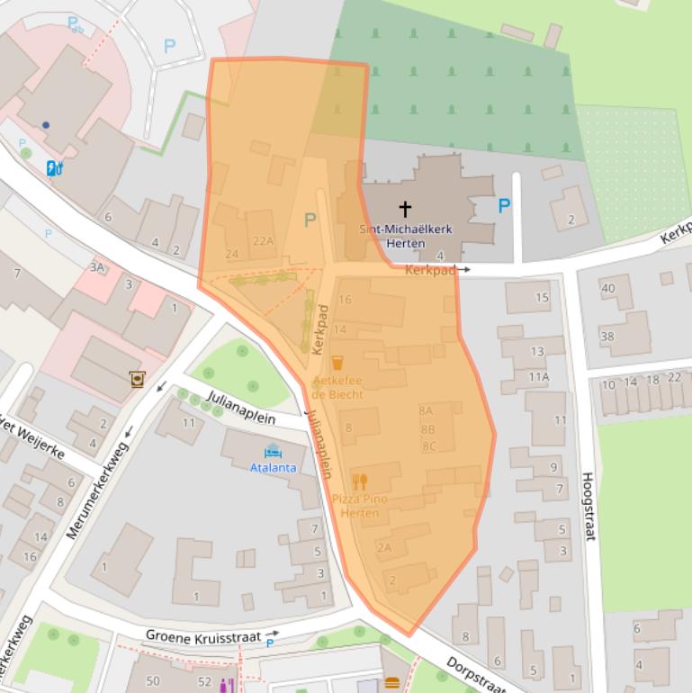 Kaart van postcodegebied 6049BT.