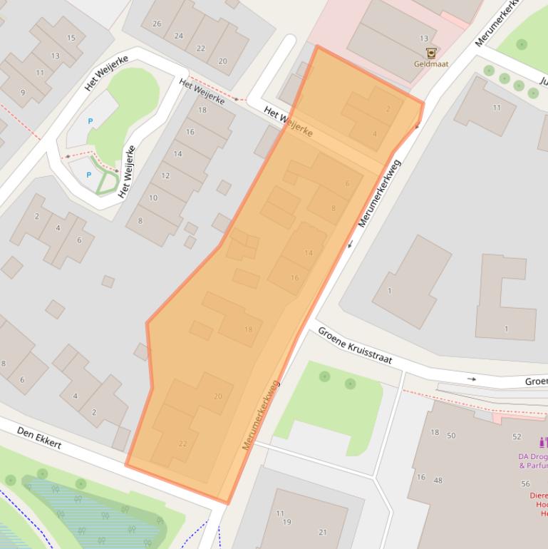 Kaart van postcodegebied 6049BZ.