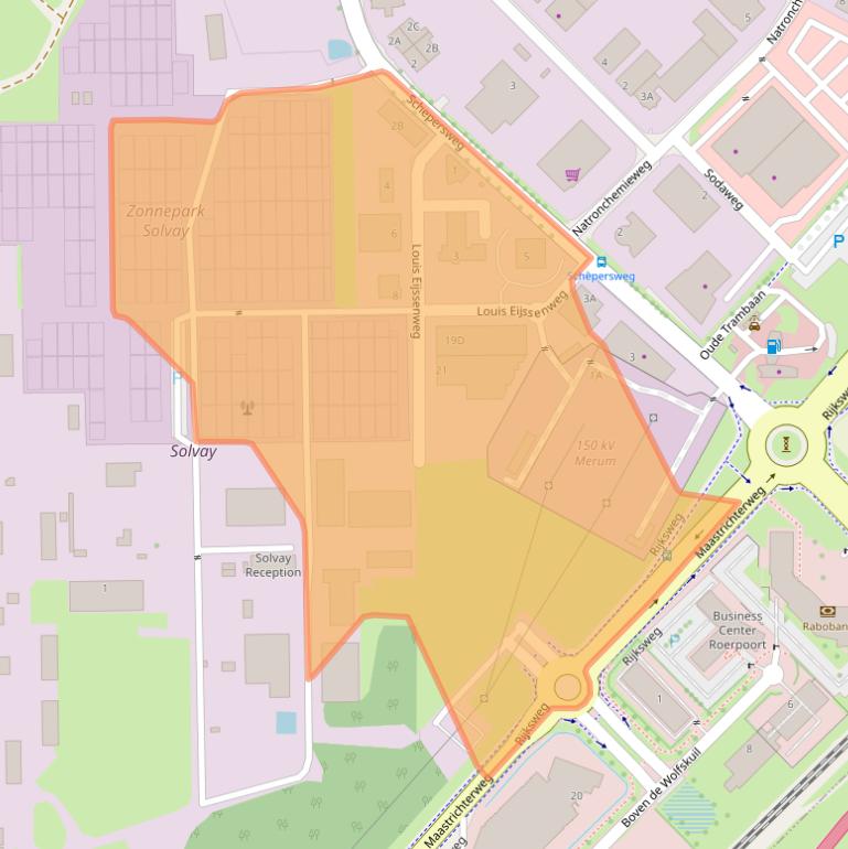 Kaart van postcodegebied 6049CD.