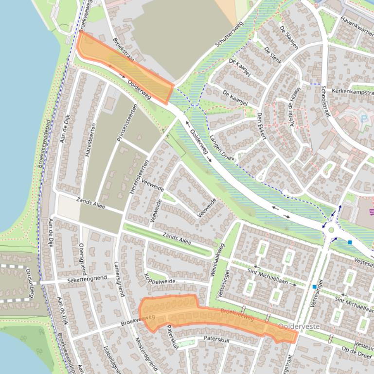 Kaart van postcodegebied 6049CK.