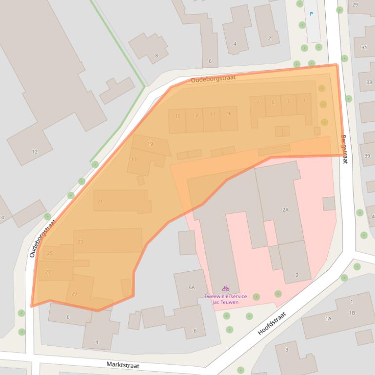 Kaart van postcodegebied 6049CS.