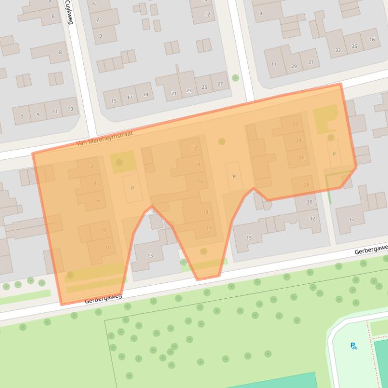 Kaart van postcodegebied 6049EK.