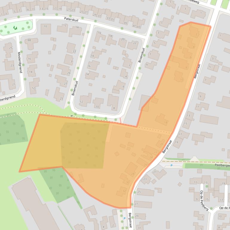 Kaart van postcodegebied 6049EV.