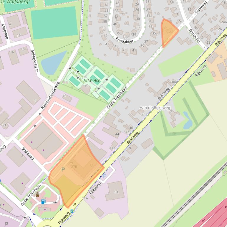 Kaart van postcodegebied 6049GT.