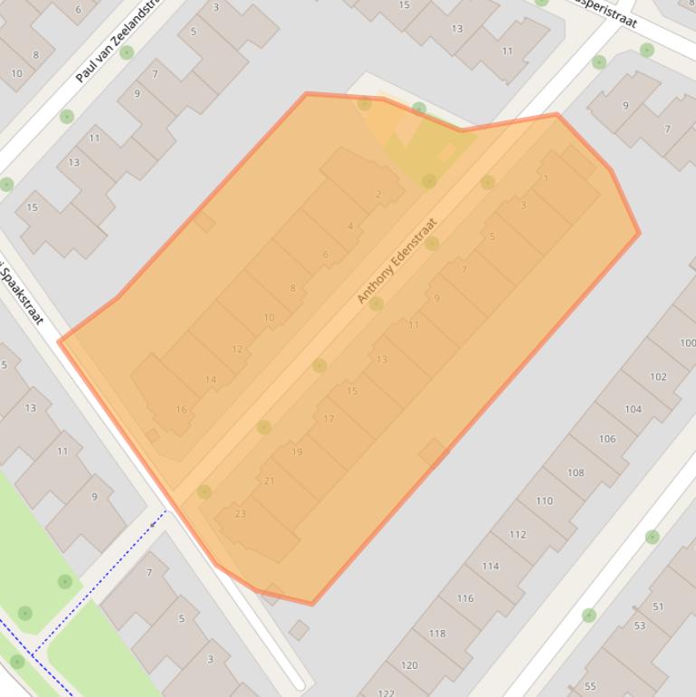 Kaart van postcodegebied 6049HJ.