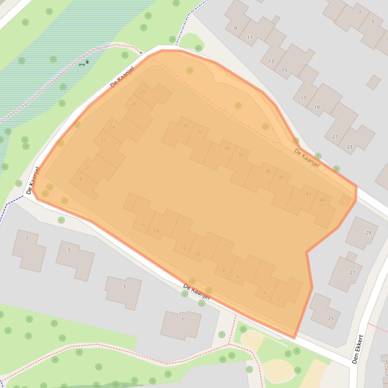 Kaart van postcodegebied 6049KT.