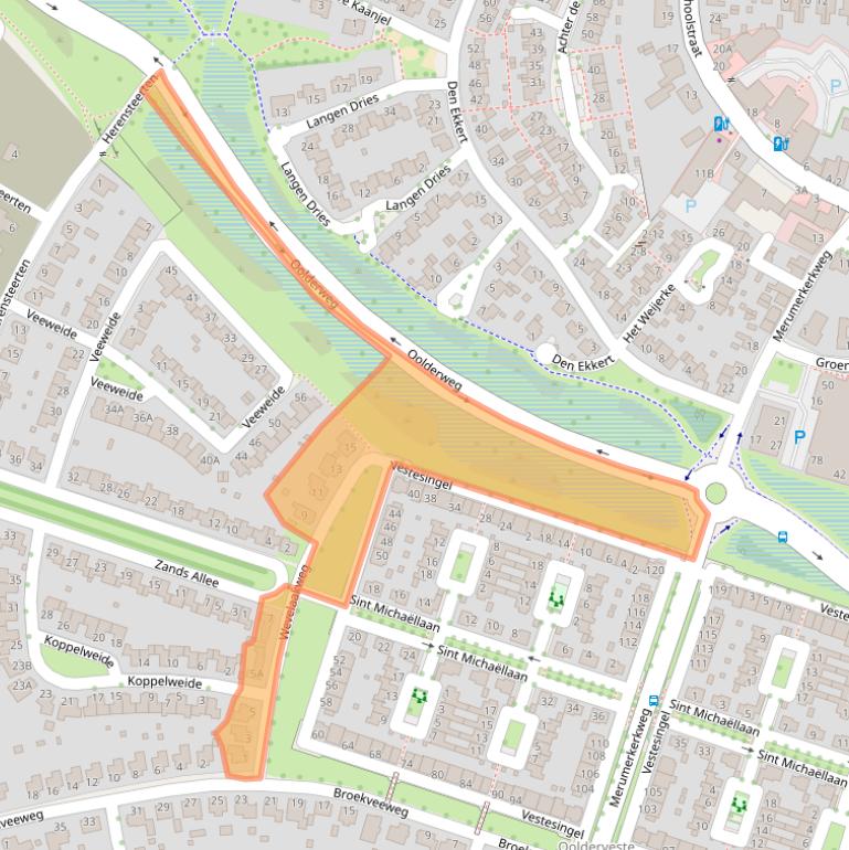 Kaart van postcodegebied 6049LP.
