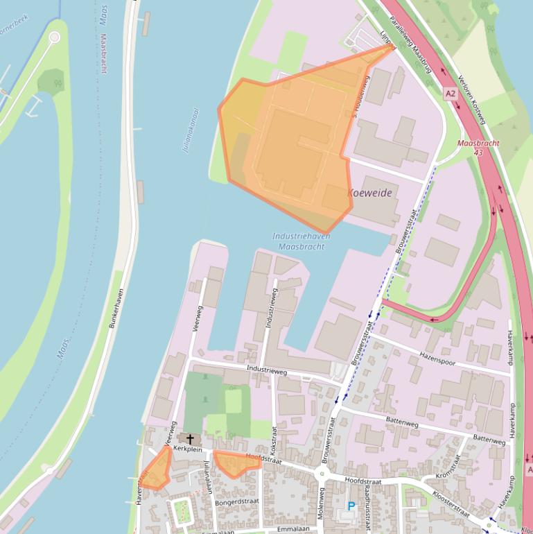 Kaart van postcodegebied 6051AL.