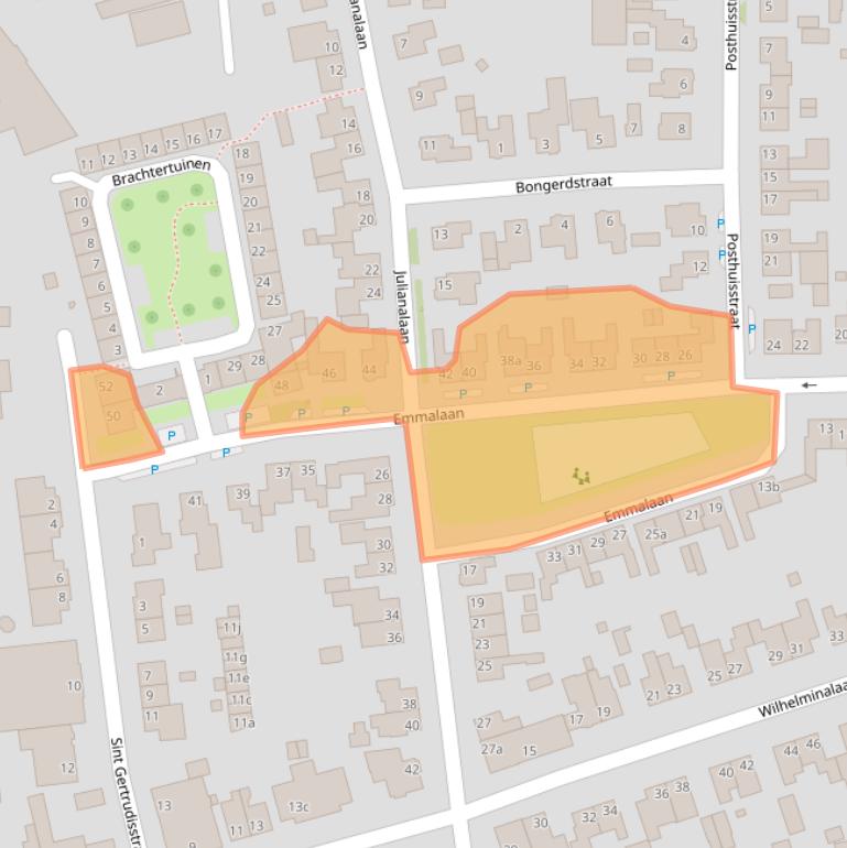Kaart van postcodegebied 6051BD.
