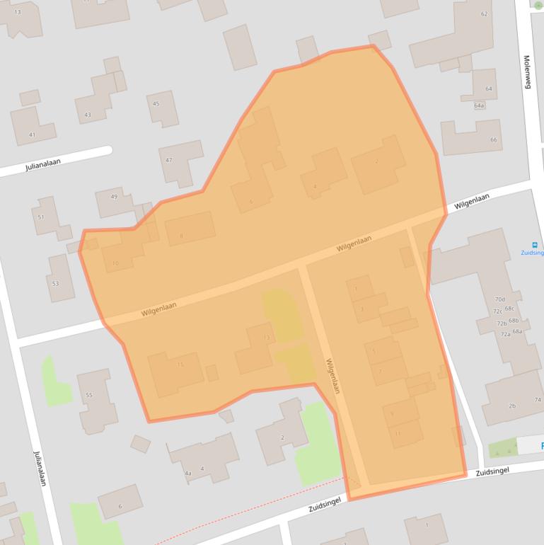 Kaart van postcodegebied 6051BP.