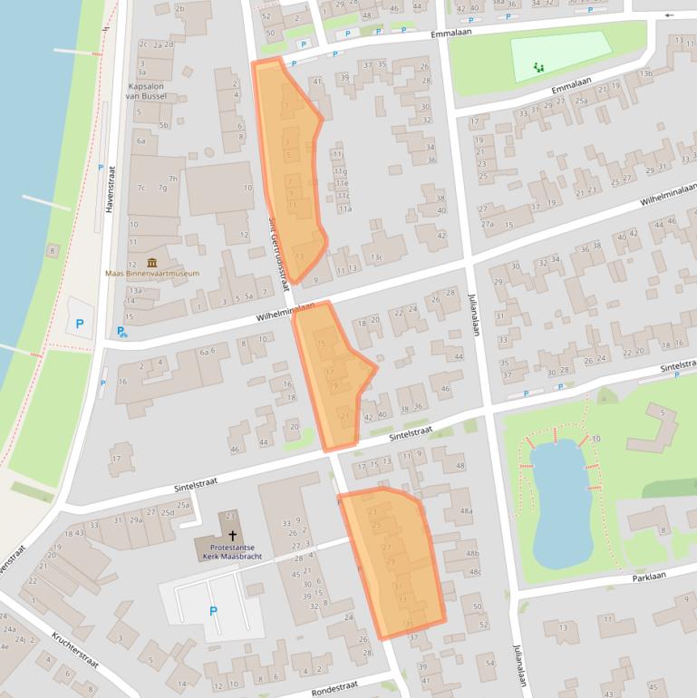 Kaart van postcodegebied 6051BR.