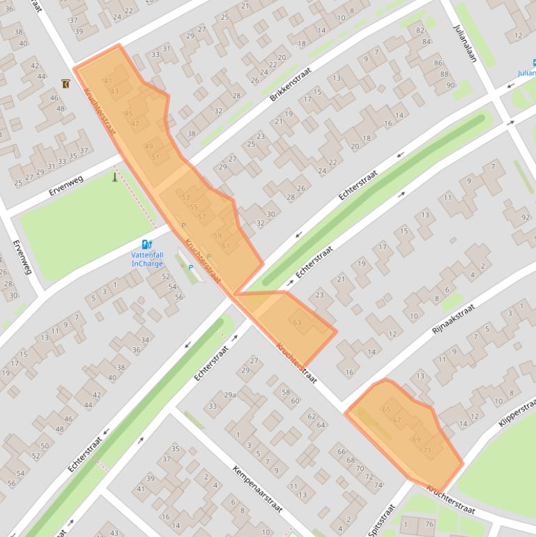 Kaart van postcodegebied 6051CB.